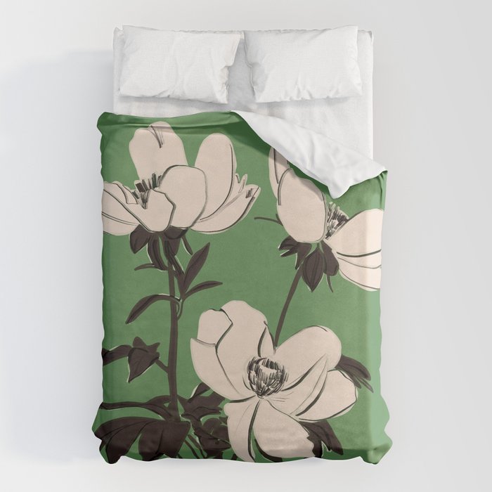 Modern Art Flowers 19 Duvet Cover Gallery Image 6