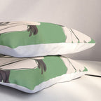 Modern Art Flowers 19 Pillow Sham Gallery Image 3