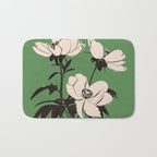 Modern Art Flowers 19 Bath Mat Gallery Image 1