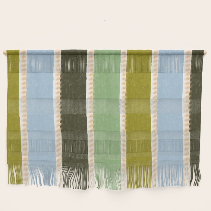 Bright Blue Towel Wall Hanging Gallery Image 1