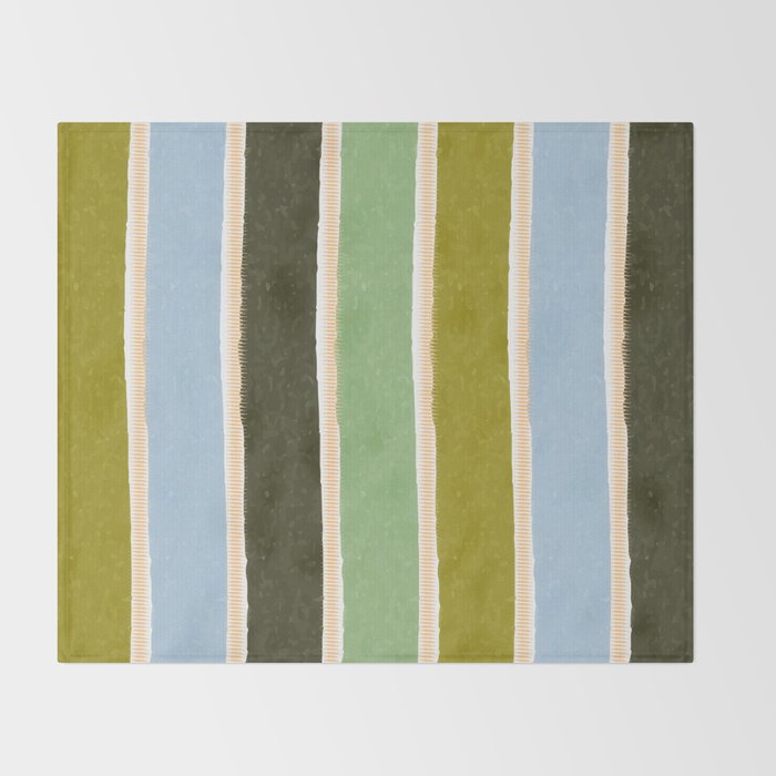 Bright Blue Towel Throw Blanket Gallery Image 2