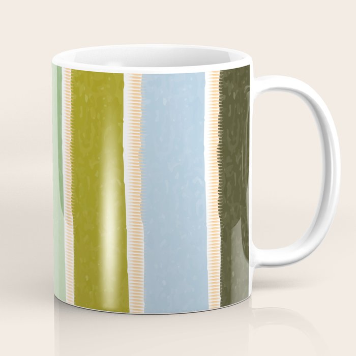 Bright Blue Towel Coffee Mug Gallery Image 1