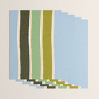 Bright Blue Towel Wrapping Paper Gallery Image 3