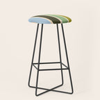 Bright Blue Towel Stool Gallery Image 1