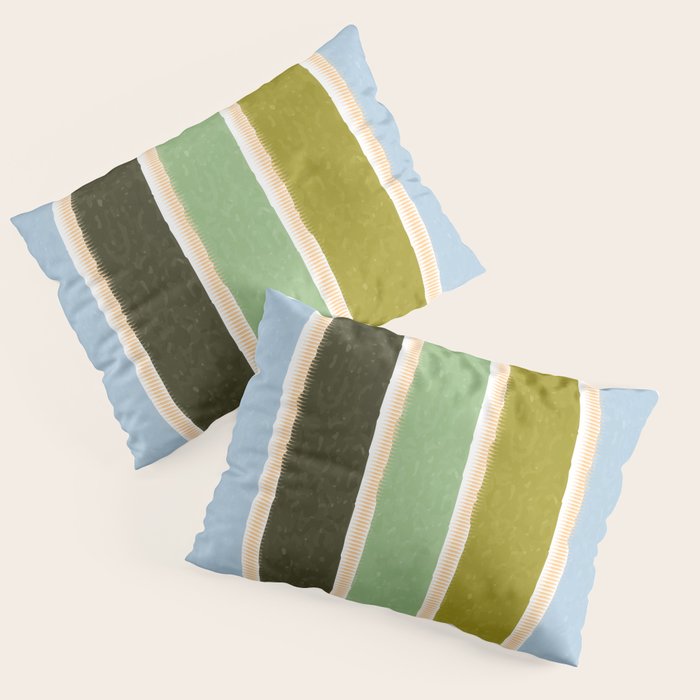 Bright Blue Towel Pillow Sham Gallery Image 3