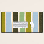 Bright Blue Towel Desk Mat Gallery Image 1