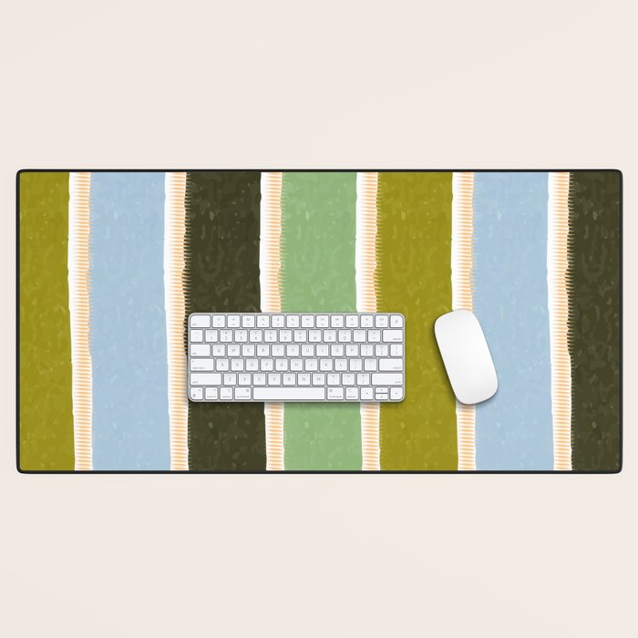 Bright Blue Towel Desk Mat Gallery Image 1
