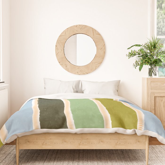Bright Blue Towel Duvet Cover Gallery Image 3