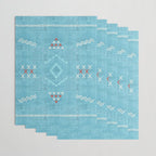 Casablanca Aqua Kilim Wrapping Paper Gallery Image 3
