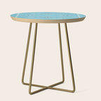 Casablanca Aqua Kilim Side Table Gallery Image 1