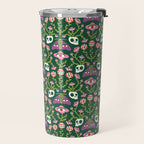 Botanical Skull and Moth Travel Mug Gallery Image 2