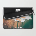 Butterfly on a daisy flower - summer nights Laptop Sleeve Gallery Image 2