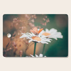 Butterfly on a daisy flower - summer nights Cutting Board Gallery Image 1