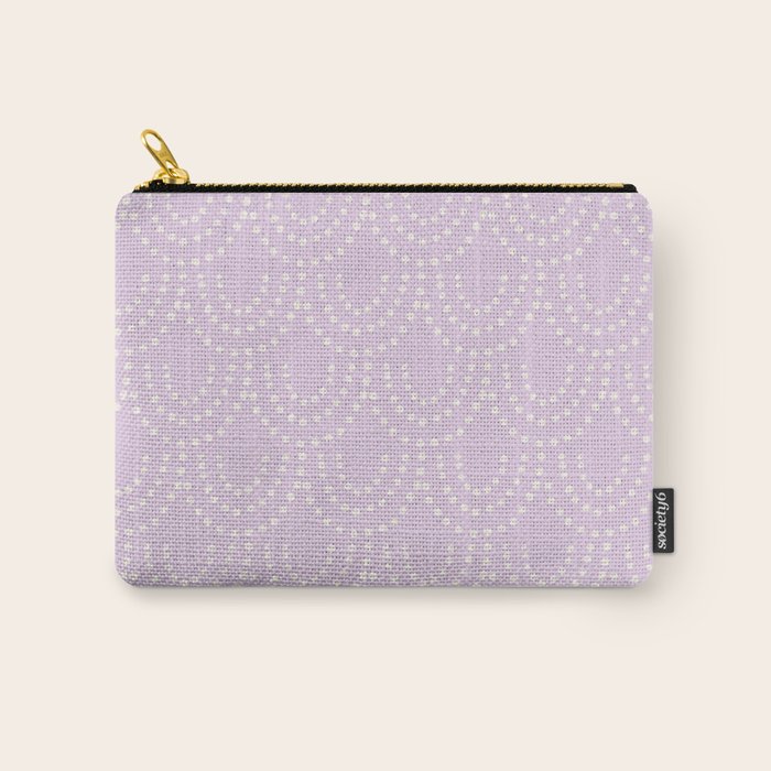 Dotted Scallop - Wisteria Carry All Pouch Gallery Image 1