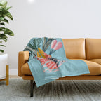 Market Morning Throw Blanket Gallery Image 1