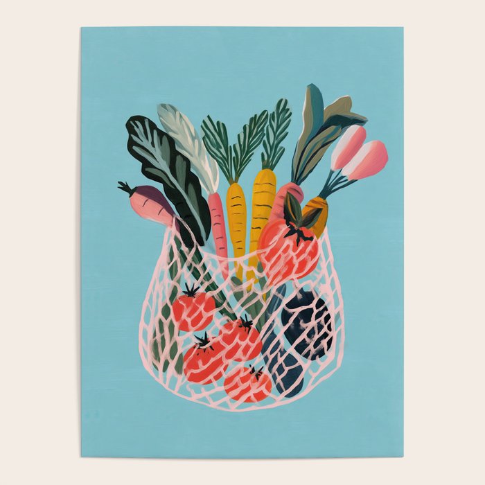 Market Morning Poster Gallery Image 1