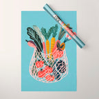 Market Morning Wrapping Paper Gallery Image 1