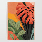 Abstract Art Tropical Leaves 109 Poster Gallery Image 4