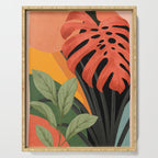 Abstract Art Tropical Leaves 109 Serving Tray Gallery Image 1