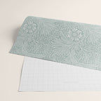 William Morris Marigold Dove Blue Wrapping Paper Gallery Image 2