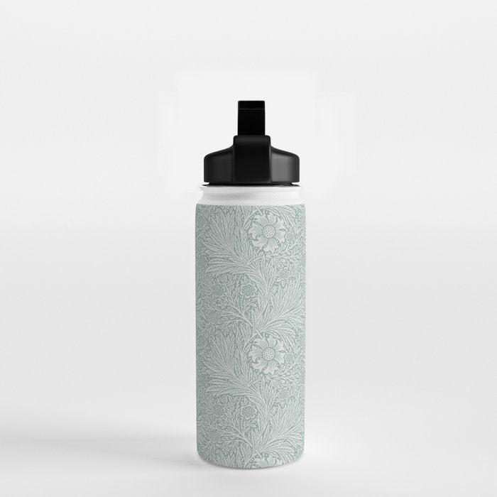 William Morris Marigold Dove Blue Water Bottle Gallery Image 2