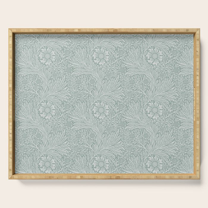 William Morris Marigold Dove Blue Serving Tray Gallery Image 1