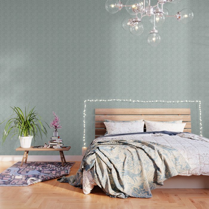 William Morris Marigold Dove Blue Wallpaper Gallery Image 3