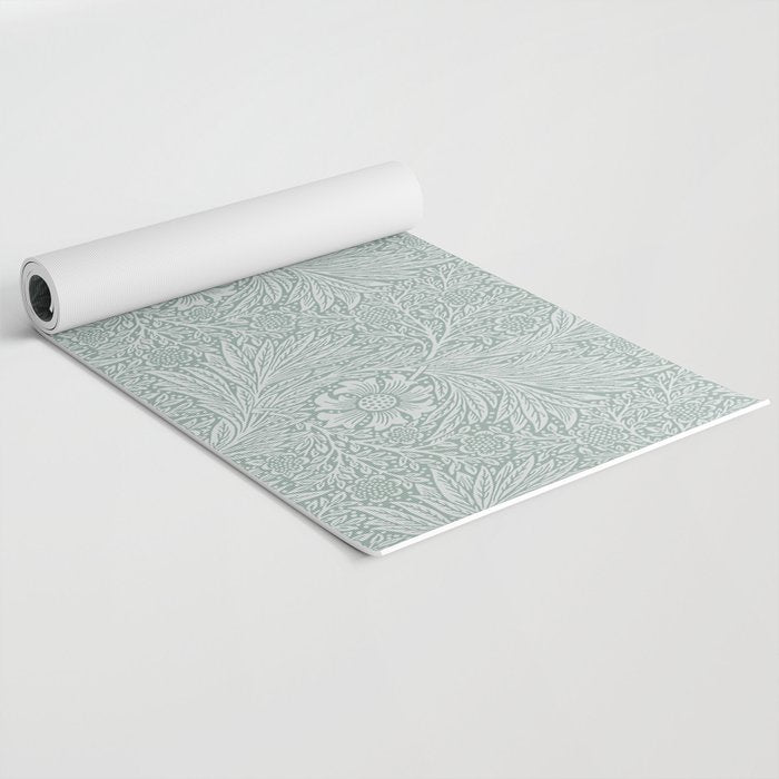 William Morris Marigold Dove Blue Yoga Mat Gallery Image 2