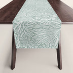 William Morris Marigold Dove Blue Table Runner Gallery Image 1