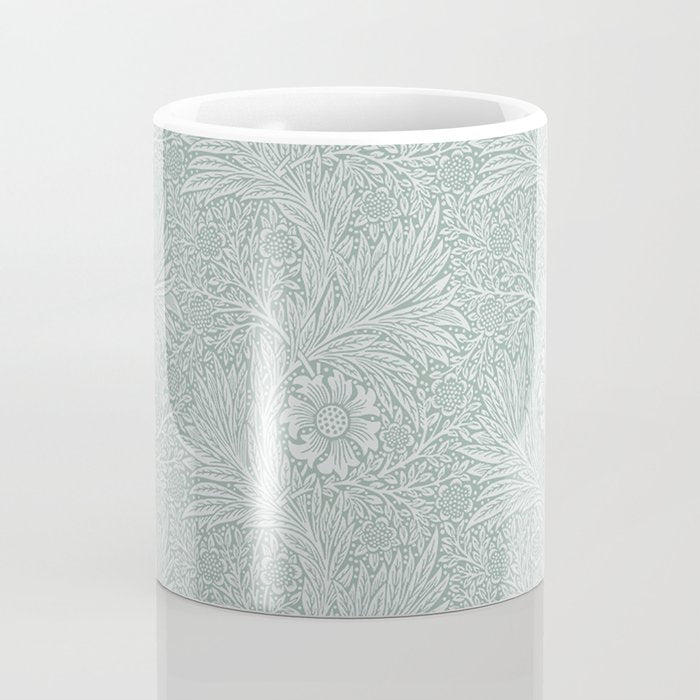 William Morris Marigold Dove Blue Coffee Mug Gallery Image 4