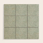 William Morris Marigold Dove Blue Wood Wall Art Gallery Image 1