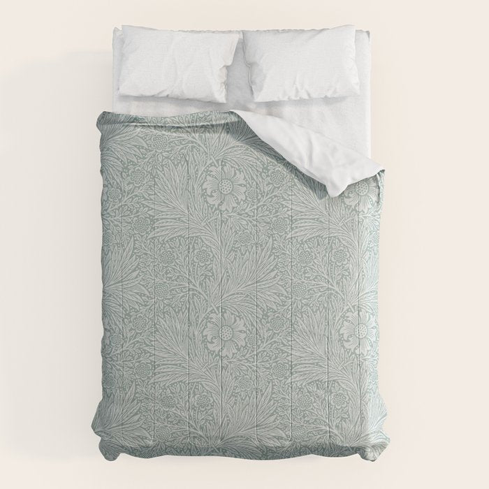 William Morris Marigold Dove Blue Comforter Gallery Image 6
