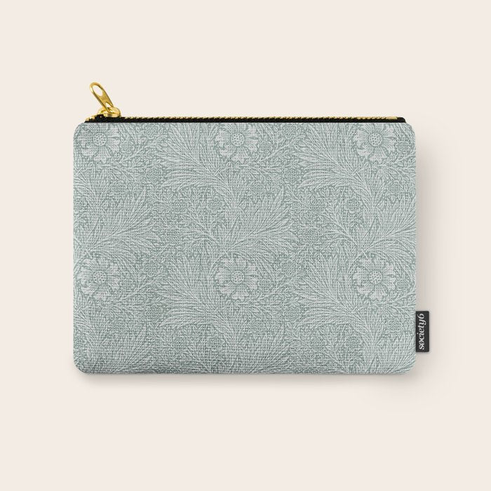 William Morris Marigold Dove Blue Carry All Pouch Gallery Image 1
