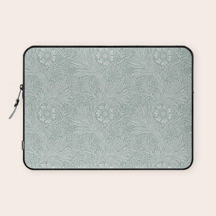 William Morris Marigold Dove Blue Laptop Sleeve Gallery Image 1