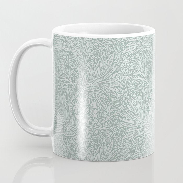 William Morris Marigold Dove Blue Coffee Mug Gallery Image 3