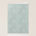 William Morris Marigold Dove Blue Stationery Card Gallery Image 2