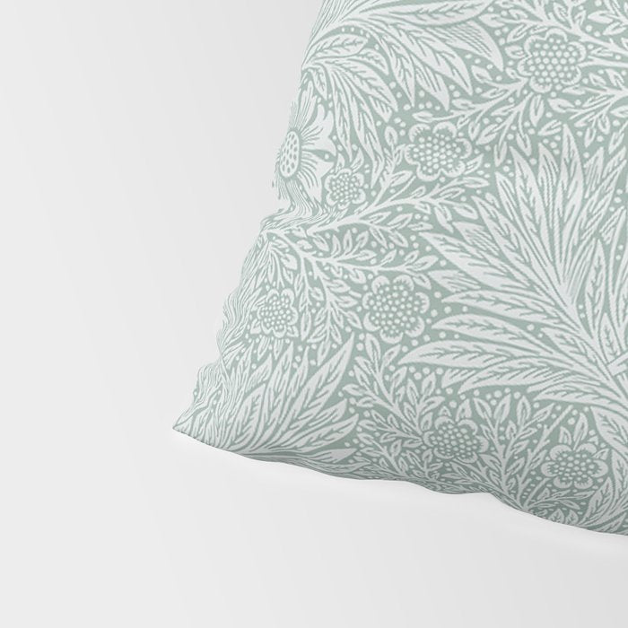 William Morris Marigold Dove Blue Pillow Sham Gallery Image 4