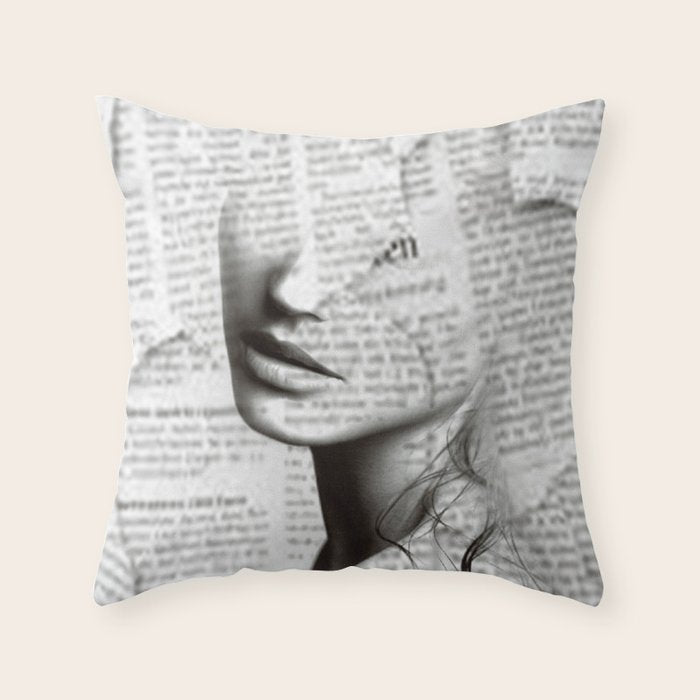 Silence of distance Throw Pillow Gallery Image 6
