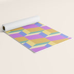Cuboid Geometric Abstract Shapes Pattern XXVIII Yoga Mat Gallery Image 2