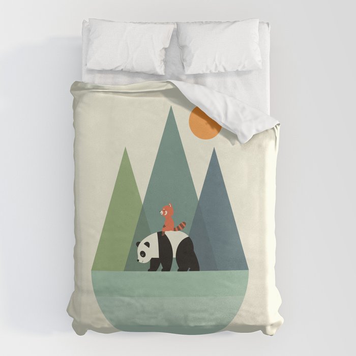 Panda Journey Duvet Cover Gallery Image 1