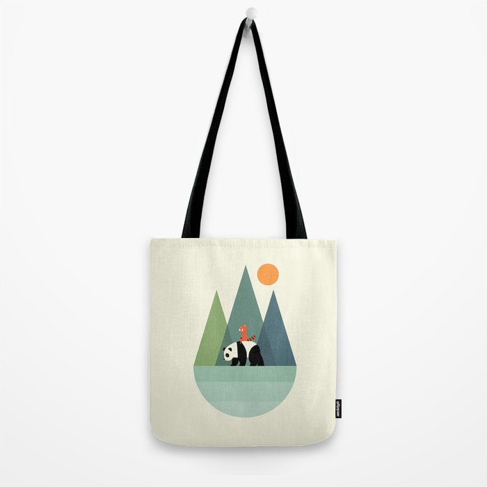 Panda Journey Tote Bag Gallery Image 2