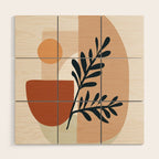 Geometric Shapes Wood Wall Art Gallery Image 1