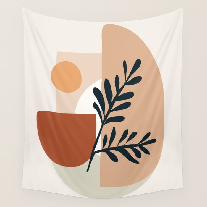Geometric Shapes Wall Tapestry Gallery Image 1