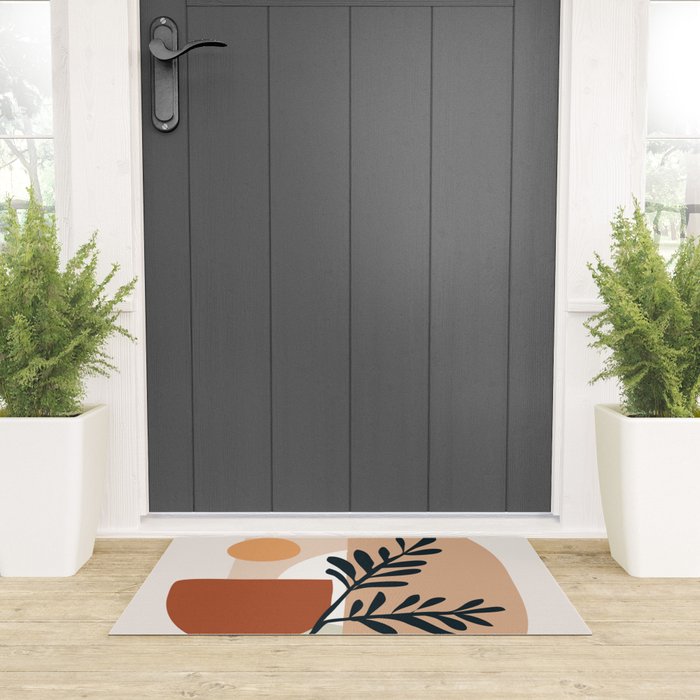 Geometric Shapes Welcome Mat Gallery Image 3