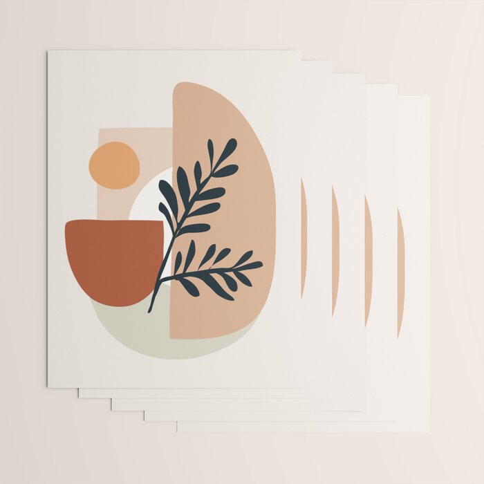 Geometric Shapes Wrapping Paper Gallery Image 3