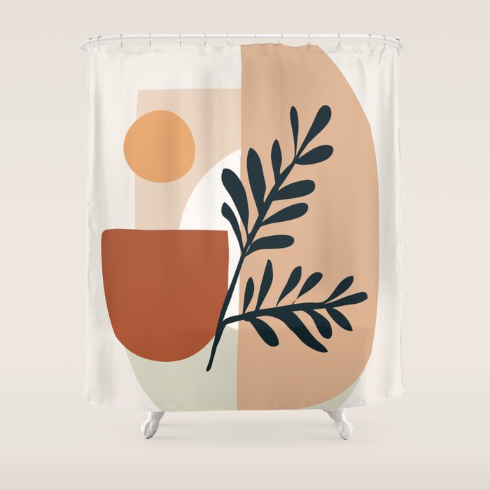Geometric Shapes Shower Curtain Gallery Image 1