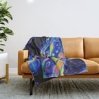 LITTLE WHISKEY POLICE ME Throw Blanket Gallery Image 1