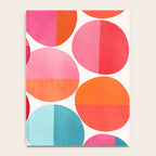 Mid Century Pink and Orange Dots Notebook Gallery Image 4