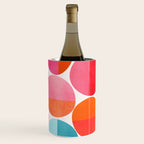 Mid Century Pink and Orange Dots Wine Chiller Gallery Image 3