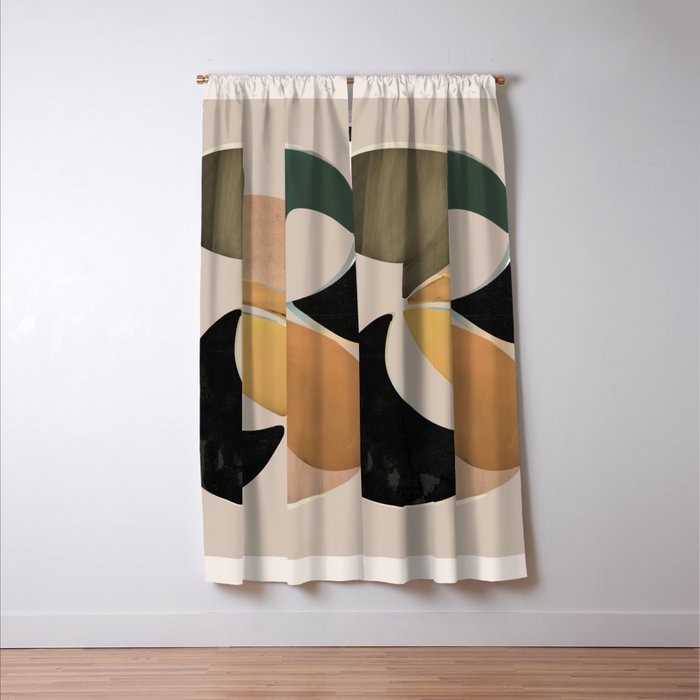 Modern Abstract Art 150 Window Curtain Gallery Image 3